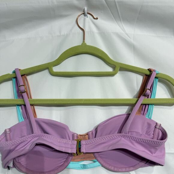 Isabella Rose Lavender Lucca Bikini Top Sz L NWT - Picture 9 of 12